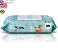 Hello Bello Baby Wipes, 60 Count Pack of 1 