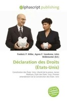 Frederic P. Miller (U. A.) | DéClaration Des Droits (ÉTats-Unis) | Taschenbuch