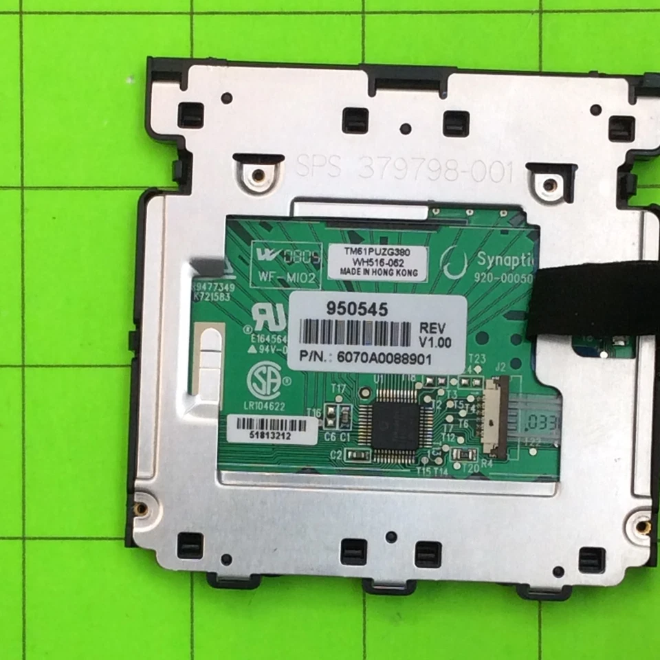 Almohadilla táctil para mouse para computadora portátil Compaq NC6320 379798-001 6070A0088901 Foto 2 de 3