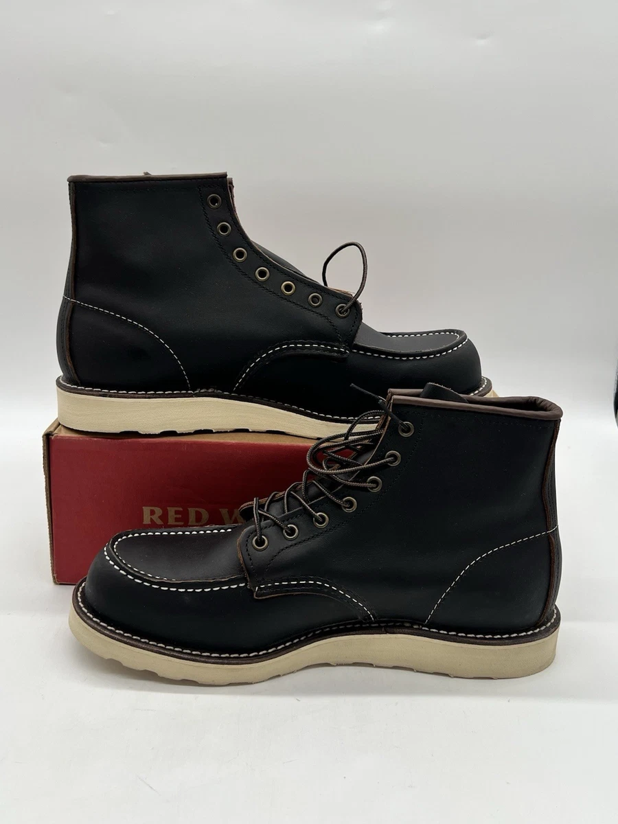Black Red Wing Moc Toe Boots for Men for sale - eBay