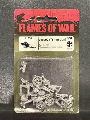 Battlefront Flames of War 15mm FI570 - Finn 76K/02 76mm Gvn - NIB Blister