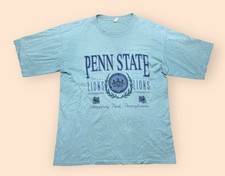 Vintage 1990s Penn State Nittany Lions T Shirt Men  s 2XL Green Vtg 90s PSU
