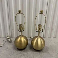 Kate Spade Brass Table Lamps 2 Without Lampshades Tested Works