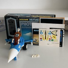Mego Micronauts Photon Sled with instructions and figure.