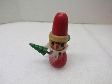 1970 s Steinbach Volkskunst Wooden Santa Ornament West Germany Hohenhameln VTG