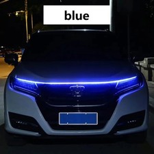 120cm 12v Car Hood Led Daytime Running Flexible Light Strip Waterproof Lamp Drl