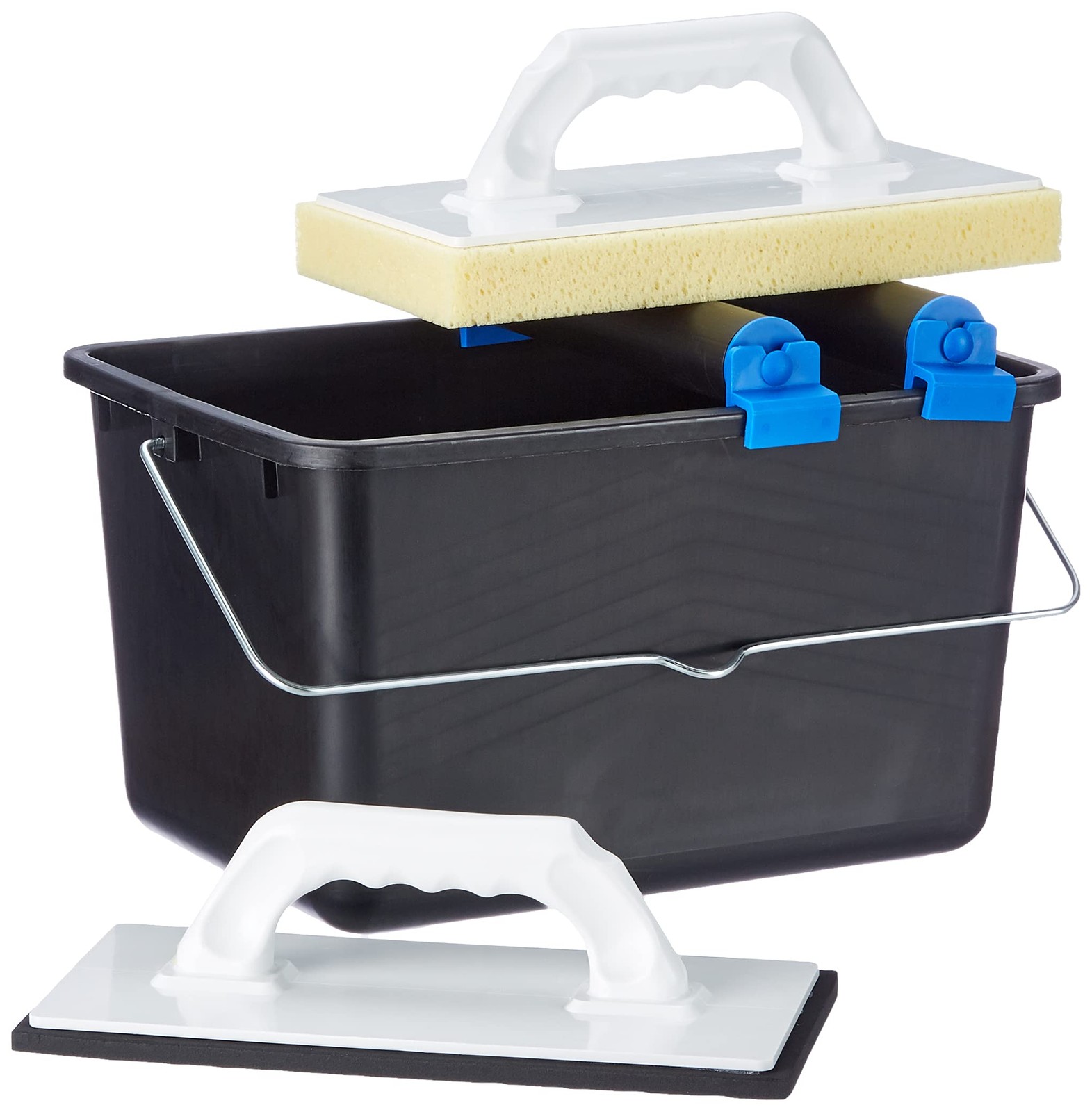Set Professionale Pulizia 12L: Secchio Rinforzato e Idrospugna Gomma