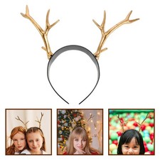 2pcs Christmas Headband: Role-Playing Antlers Headband - Reindeer Antlers Hair