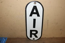 Rare AIR Standard Oil Co. Gas Station Eco Meter Tire Pump Porcelain Sign