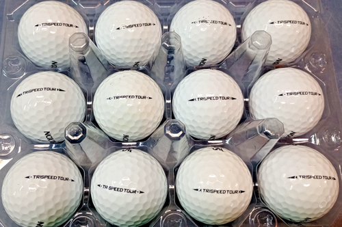 12 (1 dozen) Srixon Tri Speed Tour 5A White Golf Balls - Picture 2 of 4