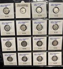 Lot of SILVER Proof Roosevelt Dimes 1992, - 2008.  17 Dime Set (F1)