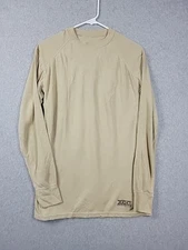 XGO Flame Retardant Desert Sand Long Sleeve Crewneck Tee Shirt Men's Medium
