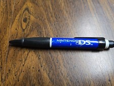 OEM Official Nintendo DS Large BLUE Retractable Pen Stylus W/Rubber Grip