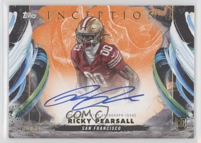 2024 Topps Inception Rookie Variations Orange 42/50 Ricky Pearsall Auto 0y8x