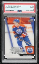 2015 Upper Deck Full Force 3D Freshman Connor McDavid #101 PSA 9 MINT Rookie RC