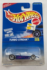 Hot Wheels Turbo Streak #470 White Die-Cast Car 1996