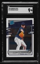 2020 Panini Donruss Optic Rated Rookies Brendan McKay #36 SGC 9 MINT 00t5