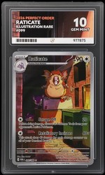 Raticate 099/088 Perfect Order Illustration Rare