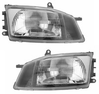 Scheinwerfer Set FüR Toyota Hiace IV 1995-2006 H4 LWR Streuscheibe