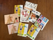 Vintage 1960s Fashion Brochure Mini Catalogs Ken Midge Barbie Lot of 9