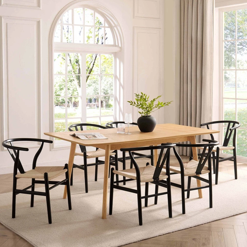 Dusk Heidi Natural Solid Oak 4-8 Seater Extendable Dining Table RRP £449