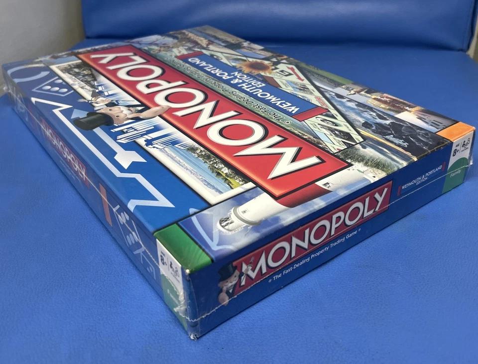 Super Rare Monopoly Weymouth & Portland Edition Hasbro 2012 Game - New Sealed - Image 3 of 4