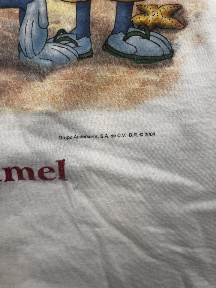 Camisa De Colección Carlos n Charlies Para Hombre Grande Cozumel Gráfico Turista Años 2000 Camiseta Foto 3 de 4