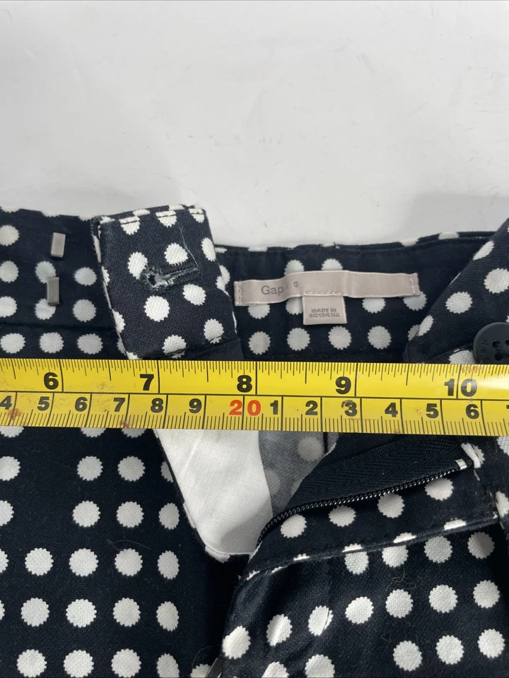 Kavu Women short casual sport black white dots sz 4 - Image 3 of 4