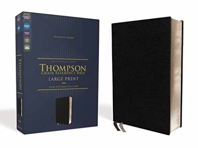 NIV, Thompson - Bonded Leather, by Zondervan; Thompson Dr. - Good