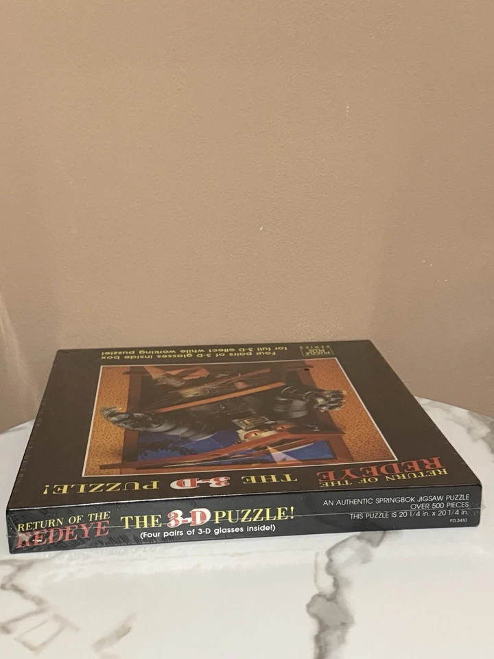 Springbok 500 件 Return of the Redeye The 3D 拼图 完整带眼镜 — 第 3/4 张图片