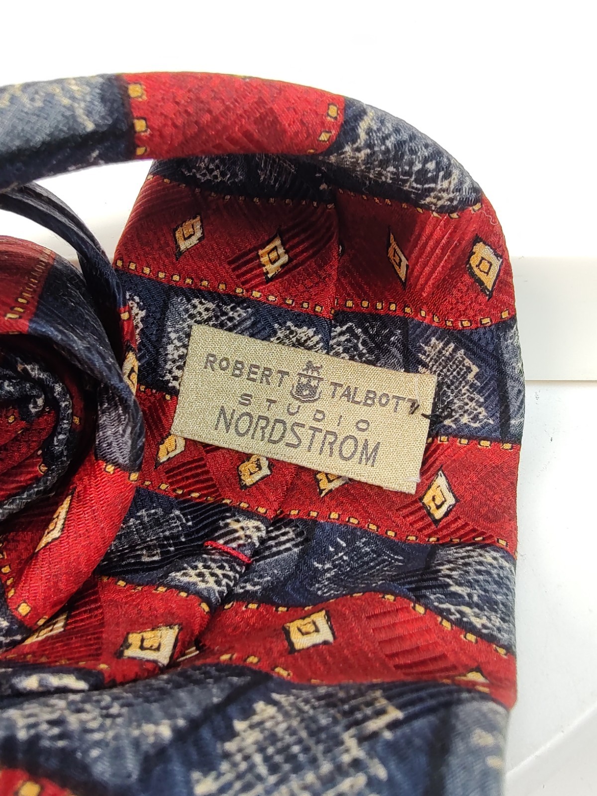 Robert Talbott Studio Nordstroms Designer Tie Extra Wide 59 x 4 Very Rare Print image 6