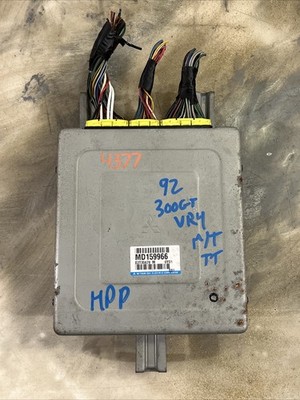 REBUILT 91-92 MITSUBISHI 3000GT VR4 3.0L M/T ENGINE ECU COMPUTER MODULE MD159966
