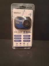 Vivitar DVR 757HD Go Action Cam Blue Waterproof Dash Cam 2 Screen 7