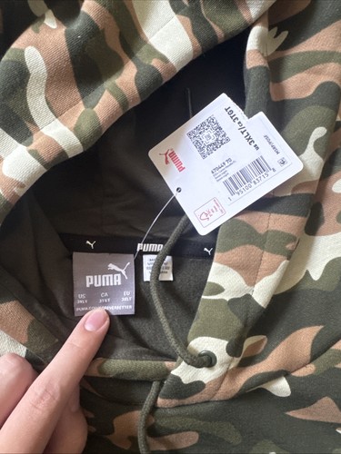 Puma Essentials Camo Pullover Hoodie Men's Size 3XLT Casual Outerwear New - Picture 6 of 7