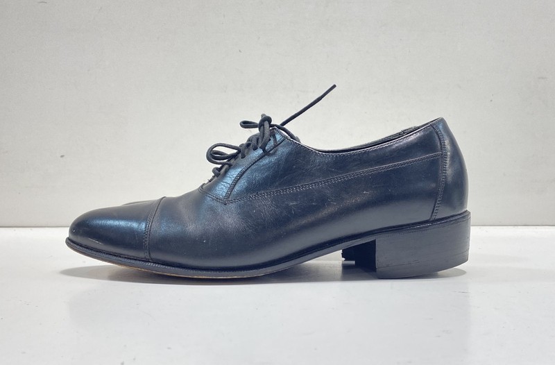 Florsheim Men's Dress Shoes Oxford 8X3E17 Black Leather Lace-Up Size 8.5