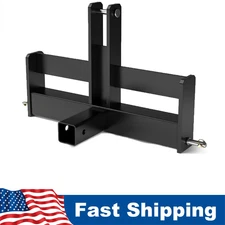 3 Point Trailer Hitch w/ 2" Receiver for Category 1 Tractor Quick Hitch Drawbar