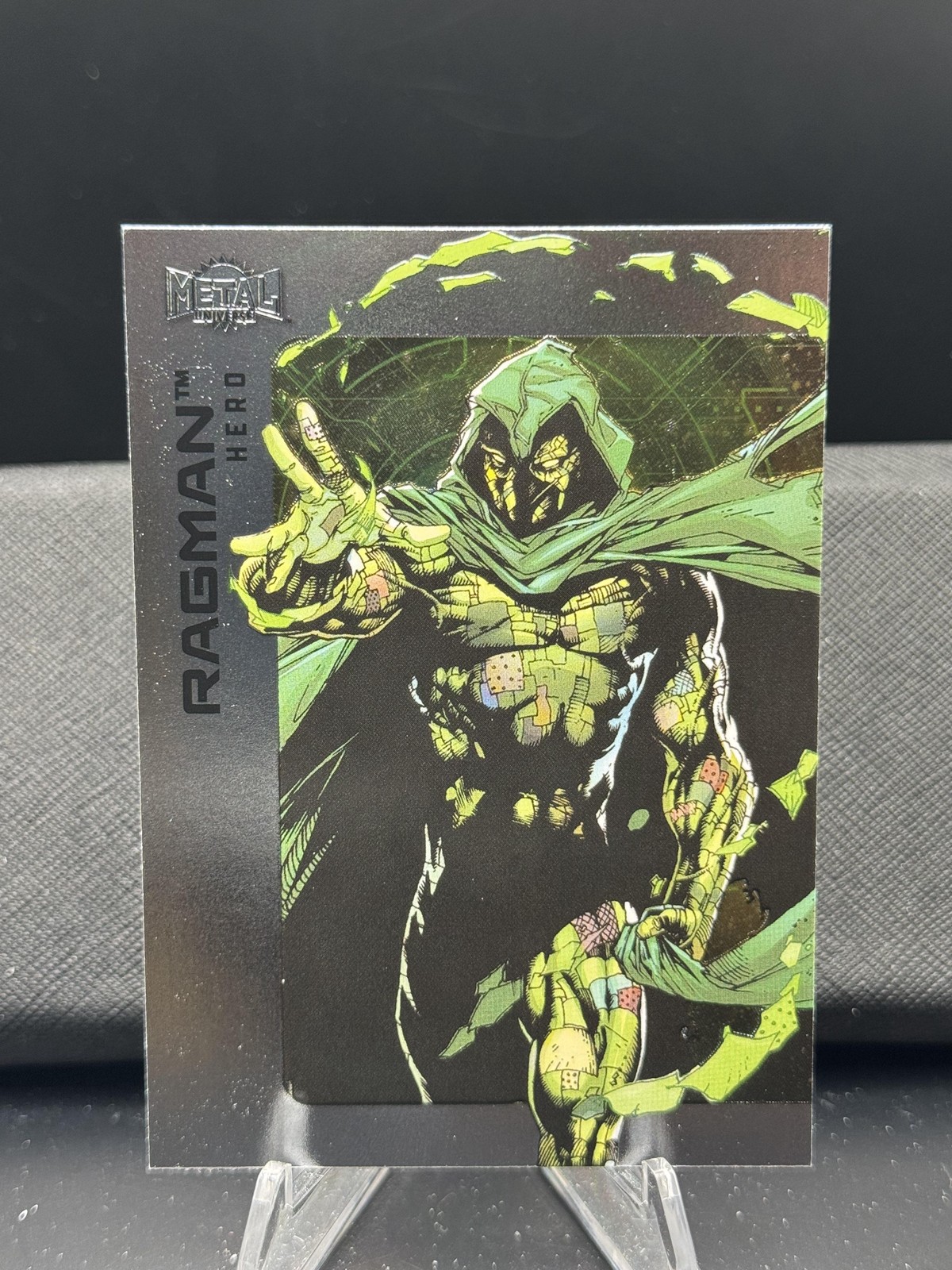 Ragman #53 2025 SkyBox Metal Universe Batman trading card — raw and PSA graded price guide