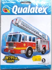 Qualatex Large Helium Foil Balloon 36" Fire Engine