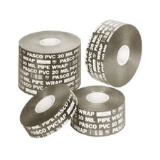 Pasco 9064 4" x 50' 10 mil All Weather PVC Plastic Pipe Protection Tape Roll