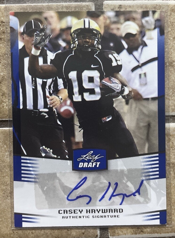 Casey Hayward Leaf Young Stars #CH2 Autograph