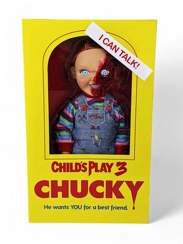 Mezco Toyz - Chucky "Child's Play 3" - Original with sound NEW, SEALED - 38 CM - Picture 4 of 10