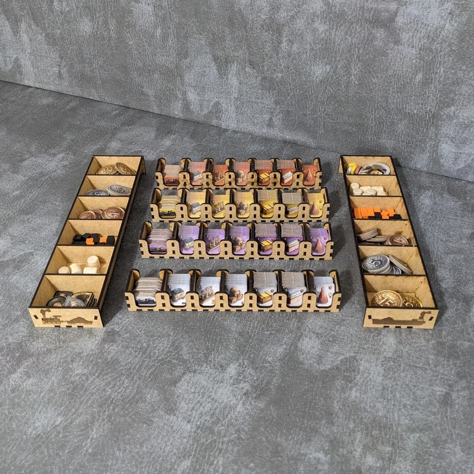 Brass Birmingham Board Game Box Insert Organiser Unofficial Storage Solution - Image 2 of 4