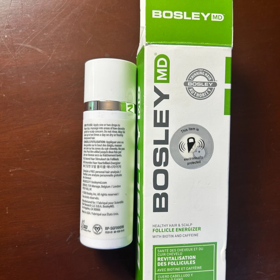 Bosley Revitalization Folículo Cuero Cabelludo Energizante con Biotina y Cafeína 30ml/1oz Foto 3 de 4