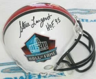 STEVE LARGENT SIGNED HALL of FAME MINI HELMET Seattle Seahawks - Tulsa Hurricane