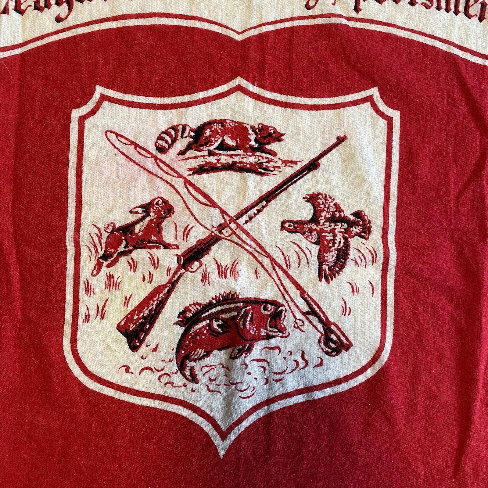 1958 League of Kentucky Sportsman Member Bandana Hun… Gem