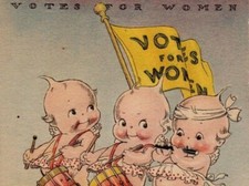 Votes for Women [Kewpies] by Rose Cecil O’Neill – 1914 Art Print – Suffrage