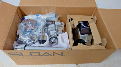 SLOAN 3910072 111-1.28 Smooth Toilet Flush Valve, Battery Exposed Sensor, Chrome