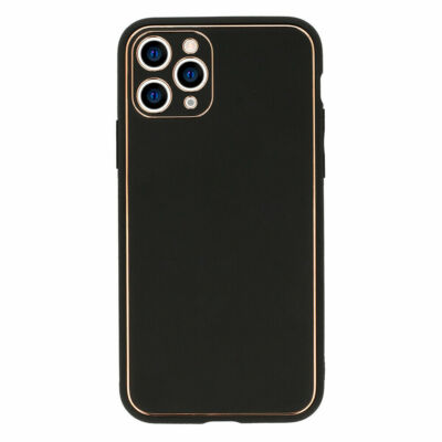 FÜR APPLE  IPHONE 15 PRO - TEL PROTECT Luxury Handy Tasche Case Hülle SCHWARZ