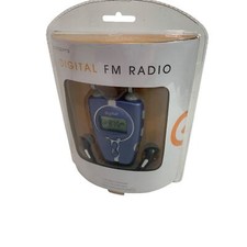 iconcepts Digital FM Radio Sealed New Earphones LCD Clock