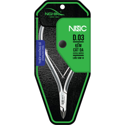 Nghia Cuticle Nippers Stainless Steel / Hard Steel *Choose any Type and size*